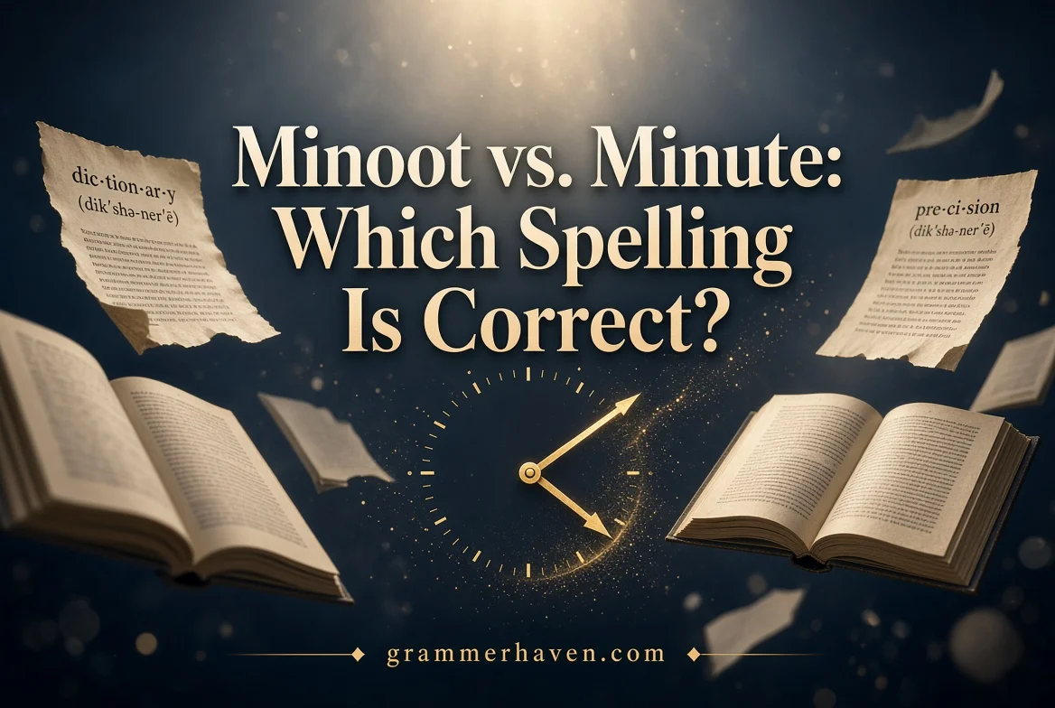Minoot vs. Minute: Which Spelling Is Correct?
