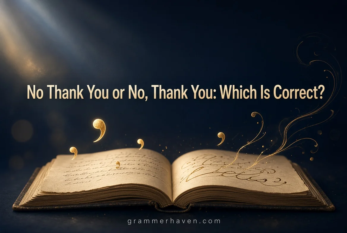 No Thank You or No, Thank You: Which Is Correct?