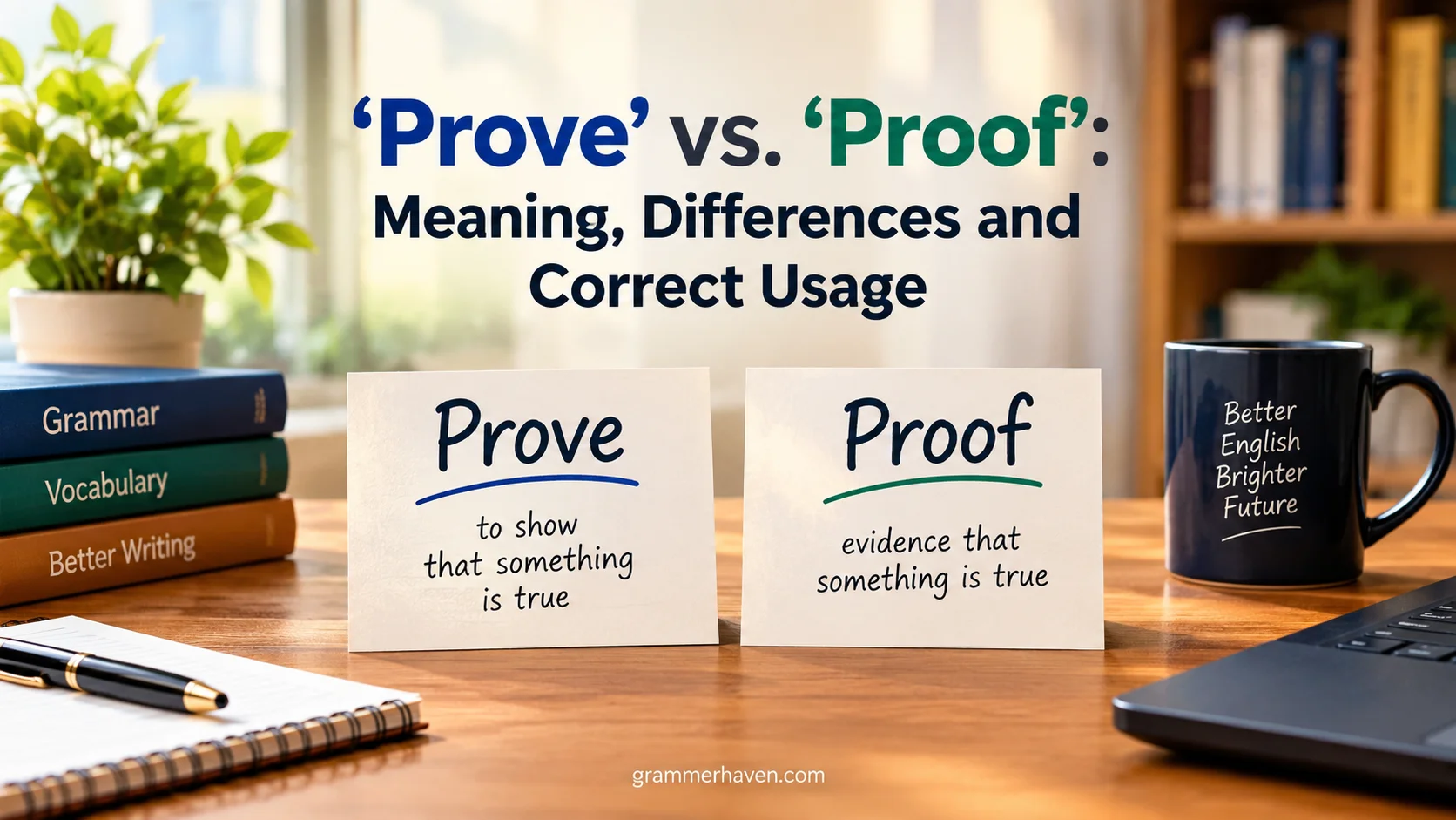 ‘Prove’ vs. ‘Proof’: Meaning, Differences and Correct Usage