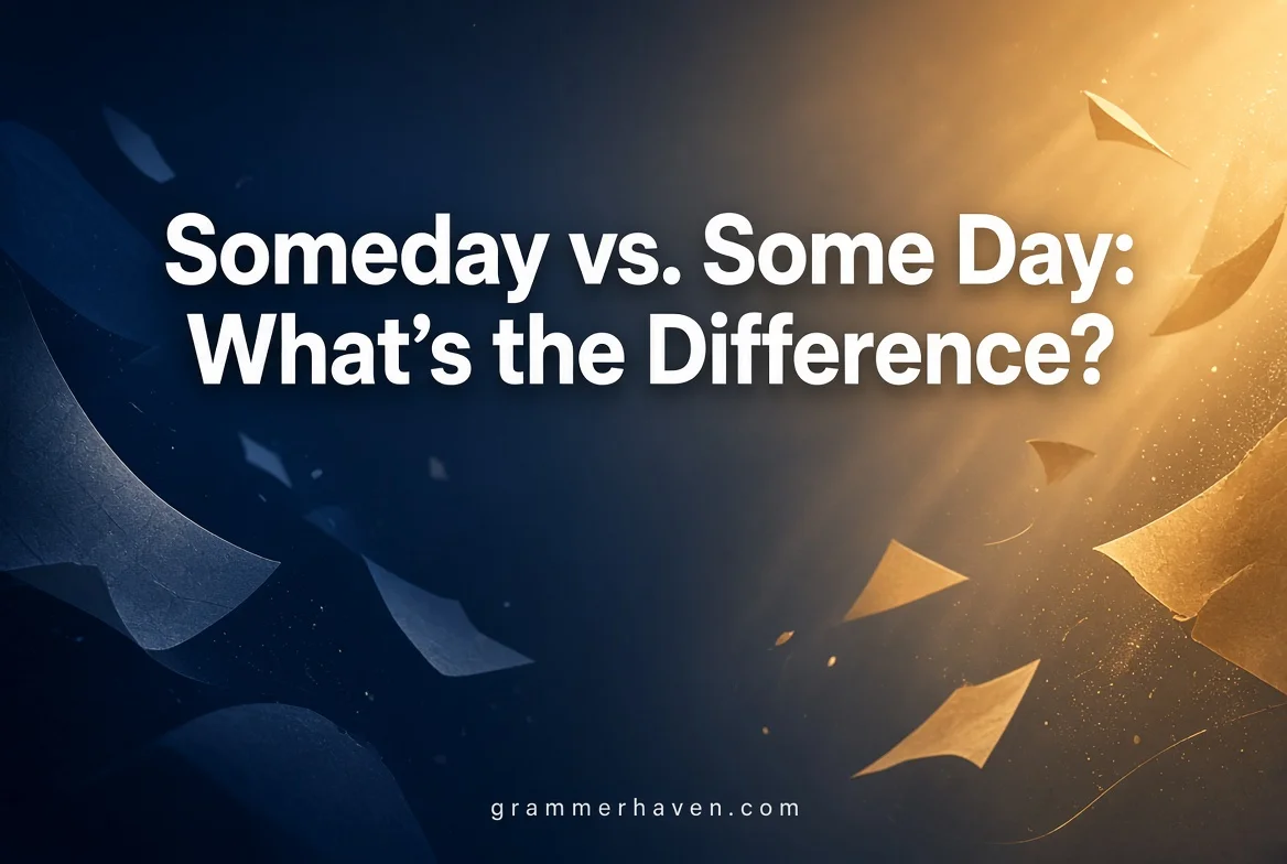 Someday vs. Some Day: What’s the Difference?